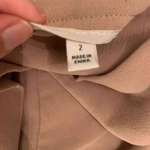 Wilfred tie front straight leg pant - Picture 2 of 6